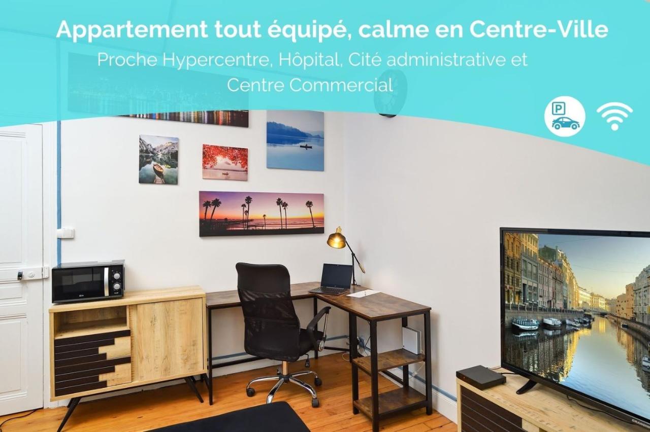 Le Fil Bleu - Centre Ville - Entierement Equipe Montluçon Zewnętrze zdjęcie